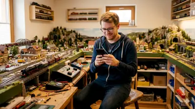Modelleisenbahner Modellbahner mit Smartphone ATISBLOG.DE RSS-Feed