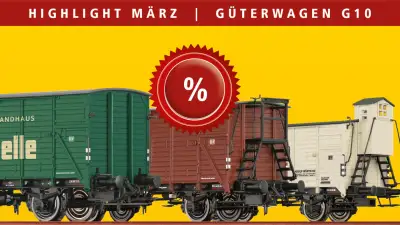 BRAWA Güterwagen G10 H0 Highlight März 2026