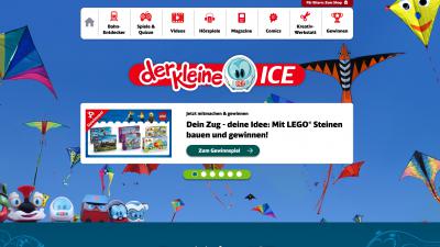 der kleine ICE - Portal für Familien, Spiele, Videos, Hörspiele, Bahn entdecken, Comics, Magazine