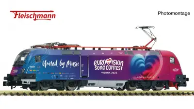 Fleischmann Modell Elektrolokomotive ÖBB Taurus 1116 203 Eurovision Songcontest Spur N