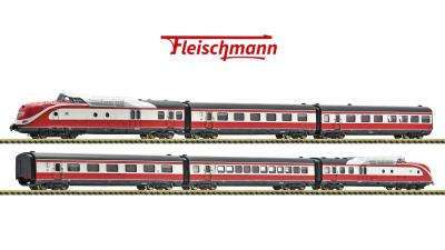 Fleischmann Baureihe VT 601 Deutsche Reichsbahn DR Max Liebermann Spur N 1:160