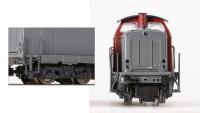 Fleischmann BR 211 V 100 der DB in Spur N 1:160 Vorserienmuster Front Drehgestell