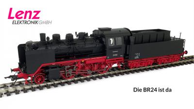 Lenz Elektronik Schlepptender-Dampflokomotive BR 24 Spur 0