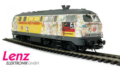 Lenz ELEKTRONIK Sonderzug nach Pankow Diesellokomotive DB 218 Spur 0