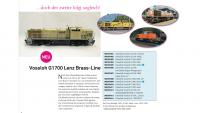 Lenz Vossloh G1700 Lenz Brass-Line Diesellokomotive in Spur 0