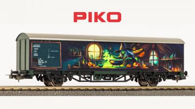 PIKO Sonderwagen gedeckter Güterwagen Halloween H0 2026