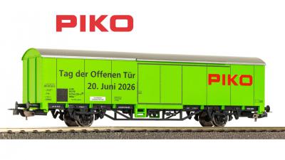 PIKO gedeckter Güterwagen zum Tag der offenen Tür 2026 in H0 1:87