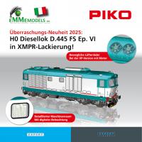 PIKO Diesellok D.445 FS Epoche VI XMPR-Lackierung H0 1:87