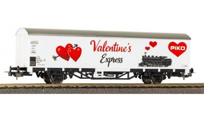 PIKO Sonderwagen gedeckter Güterwagen Bedruckung Valentinstag limitiert