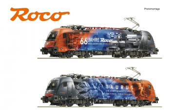 Modelleisenbahn Elektrolokomotive ÖBB Taurus 66 Jahre Roco H0 1:87