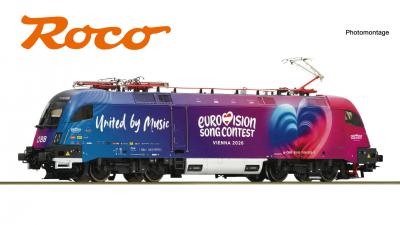 Roco Elektrolokomotive ÖBB Taurus 1116 203 ESC Eurovision Song Contest