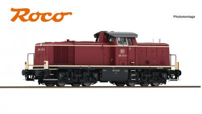 Roco Diesellokomotive V 90 BR 290 276-5, DB, H0, Artikel 7300106 DC analog