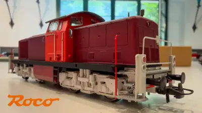 Roco Rangierlokomotive Verschublokomotive DB V 90 BR 290 Vorserienmodell in H0