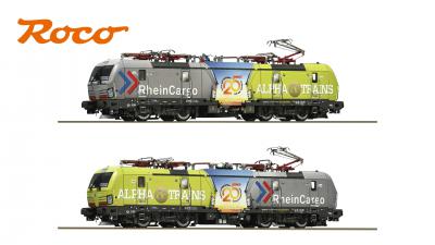 Elektrolokomoitve Roco Vectron RheinCargo ALPHA TRAINS Modell H0 1:87
