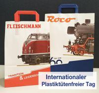 Papiertüten statt Plastiktüten bei Roco und Fleischmann