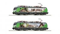 Roco SETG Holz Vectron Werbeloks in H0 Modelleisenbahn Elektrolok
