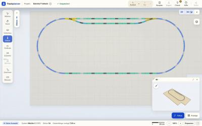 Trackplanner 2.0 Gleisplanung 2D und 3D im Browser in Linux, macOS und Windows