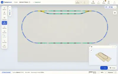 Trackplanner 2.0 Gleisplanung 2D und 3D im Browser in Linux, macOS und Windows
