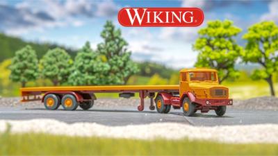 WIKING Modell Faun Flachpritschenwagen 1:87 H0 Fahrzeugmodell