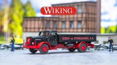 WIKING Lastwagen Pritsche Henschel HS 140 in H0 1:87 Oktober 2026