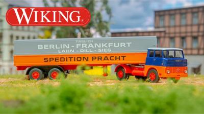 Henschel Sattelzug von WIKING Spedition Pracht 1:87 H0