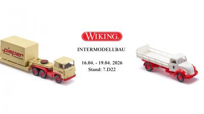WIKING Intermodellbau 2026 Fahrzeugmodelle LKW Messemodelle H0 1:87
