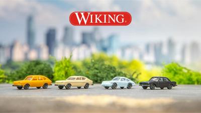 Vier Pkw-Legenden der 1960er- und 70er-Jahre von WIKING in Spur N 1:160