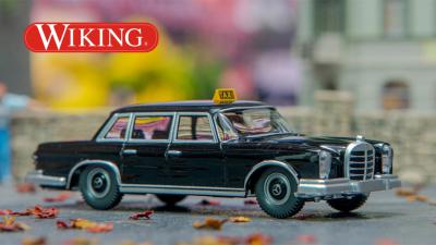 WIKING Fahrzeugmodell Auto H0 1:87 Mercedes Benz 600 Taxi