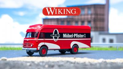 WIKING Mercedes Möbeltransporter Möbel Pfister H0 1:87 Neuheit