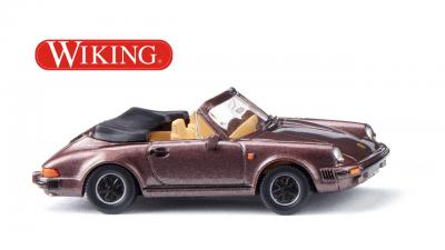 WIKING Porsche 911 SC Cabriolet in 1:87 H0 Modellauto Fahrzeugmodell