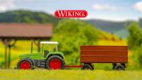 WIKING Fendt Favorit mit Anhänger Spur N 1:160 Landwirtschaft