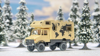 WIKING Unimog U 1700 L 1:87 H0 Fahrzeugmodell Globetrotter