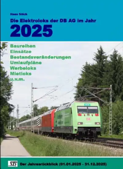 Hans Sölch Elektroloks der DB AG im Jahr 2025 xyania internet verlag Rosenheim