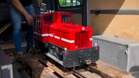 Gmeinder V22 Lokwelt Parkbahn Maschinenbau Wimmer Anlieferung