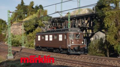 Märklin Elektrolokomotive Ae 4/4 der BLS in H0 1:87 komplette Neukonstruktion