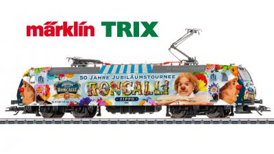 Märklin TRIX Circus Roncalli Elektrolokomotive Baureihe 185 Modell in H0