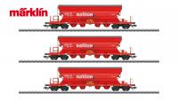 Märklin Güterwagen Selbstentladewagen-Set Tanoos 896 in H0 1:87