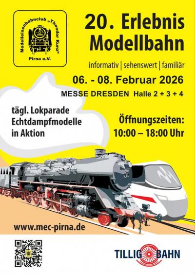 20. Erlebnis Modellbahn Dresden Modelleisenbahn Messe Ausstellung