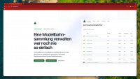 Modellbahnsammlung Verwaltung Modelleisenbahn Daten Website