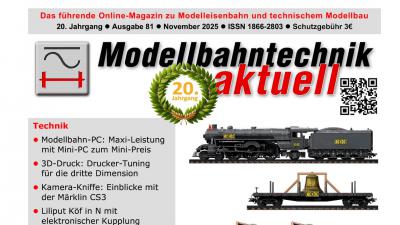Modellbahntechnik aktuell Magazin Modelleisenbahn