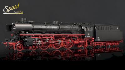 Spur 1 Austria Schnellzug-Dampflokomotive Baureihe BR 01.10 der Deutschen Bundesbahn