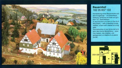 VERO Katalog 1988 Bausatz Bauernhof TT H0 Auhagen