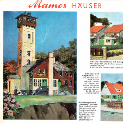 Bausatz Berggasthaus Mamos Bausätze Katalog 1975 1976