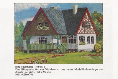 Mamos Katalog 1974 1975 Forsthaus Bausatz TT H0 1:100