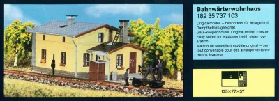 VERO Modell Bahnwärterwohnhaus H0 Gebäude Bausatz DDR Katalog 1988