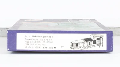 VERO Bekohlungsanlage Bausatz TT 1:120 Modelleisenbahn Verpackung