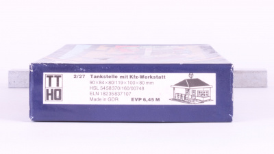 VERO Bausatz Tankstelle mit Kfz-Werkstatt H0 TT DDR
