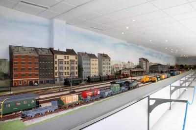 Automobilmuseum EFA mobile Zeiten Amerang Modelleisenbahn in Spur II Stadt