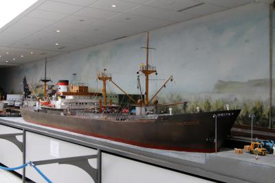 Automobilmuseum EFA mobile Zeiten Amerang Modelleisenbahn in Spur II Schiff Hafen