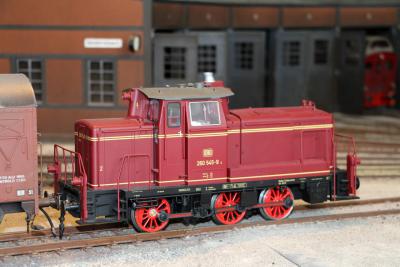 Automobilmuseum EFA mobile Zeiten Amerang Modelleisenbahn in Spur II DB V 60